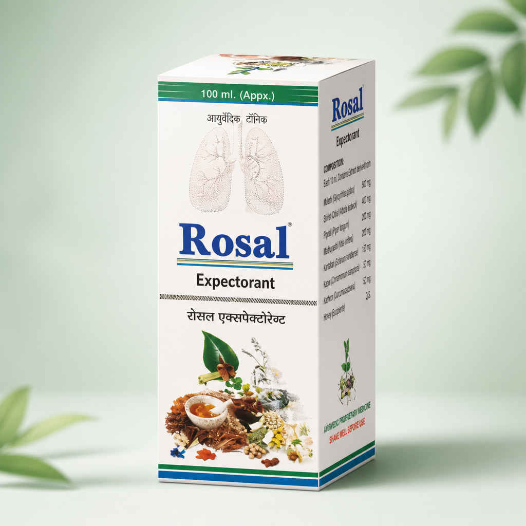 Rosal Expectorant packaging